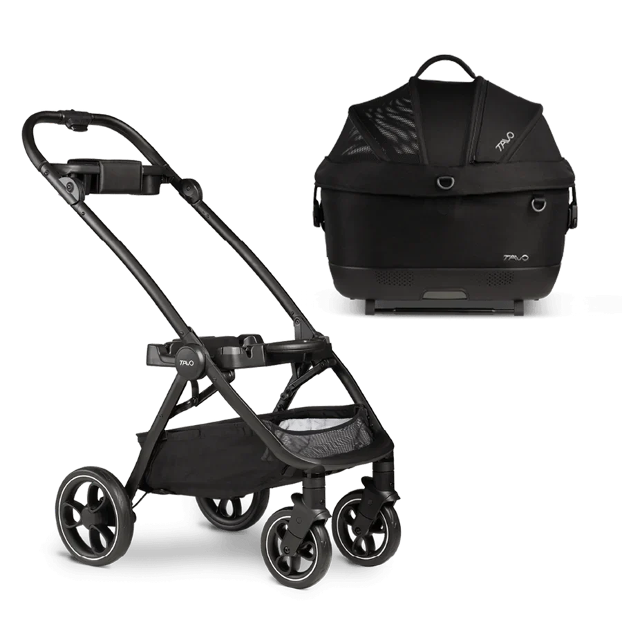 Tavo Maeve™ iso Pet Car Seat + Roscoe™ Stroller